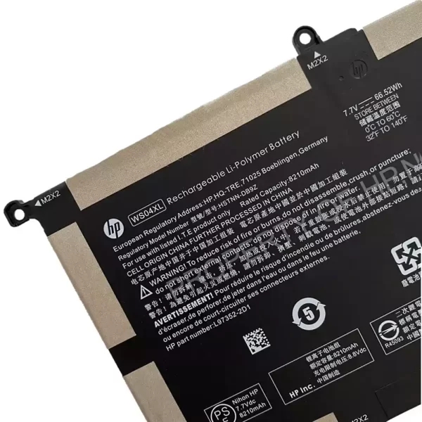 Original laptop battery for HP WS04XL - Image 3