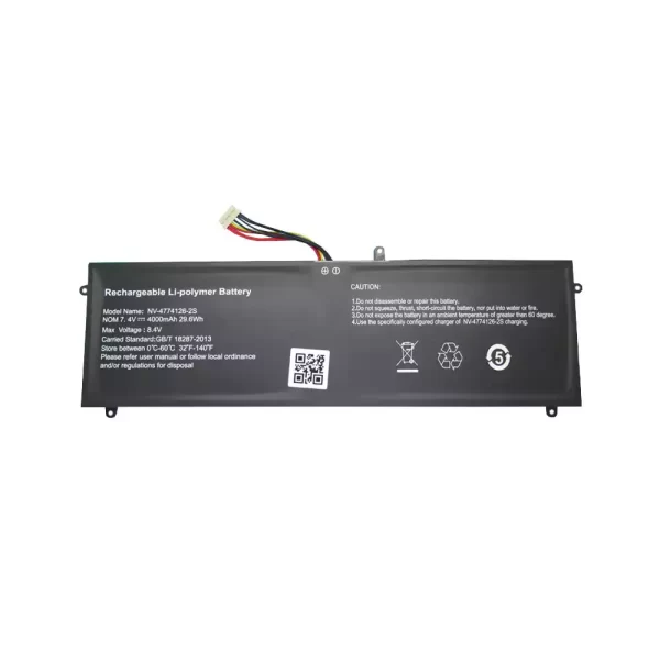 Original laptop battery for NV-4774126-2S