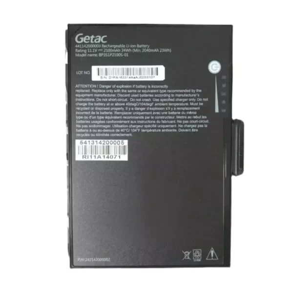 Original laptop battery for Getac BP3S1P2100S-01 K120 441142000003 441142000019