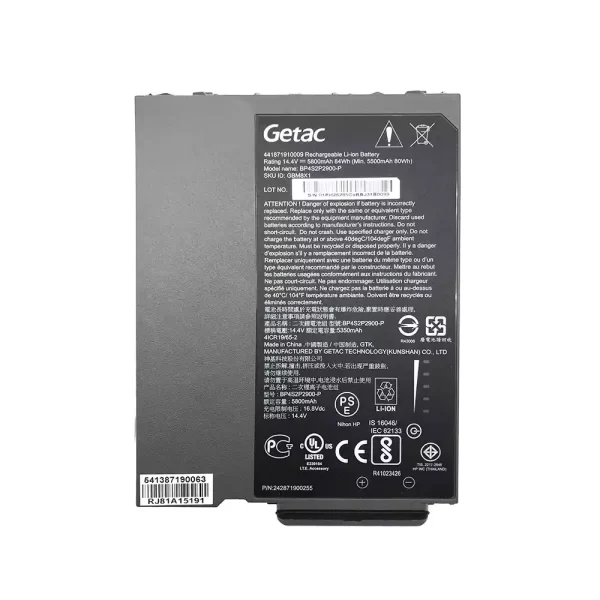 Original laptop battery for GETAC BP4S2P2900-P 441871910010 RX10