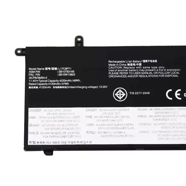 Original laptop battery for LENOVO L17C6P72 L17S6P72 - Image 3