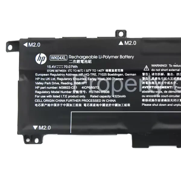 Original laptop battery for HP WK04XL - Image 3