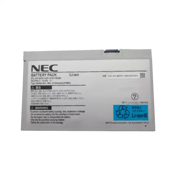 Original laptop battery for NEC PC-VP-BP81 OP-570-76998