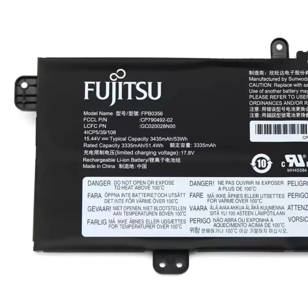 Original laptop battery for Fujitsu FPB0356 GC020028N00 CP790492-02 - Image 3