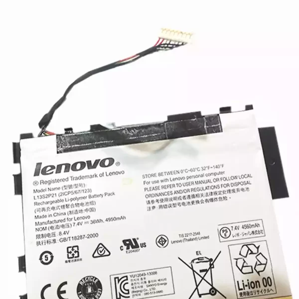 Original tablet battery for LENOVO L13S2P21 - Image 3