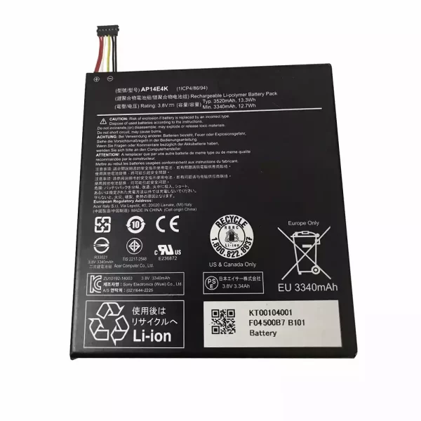 Original tablet battery for ACER Iconia One7 B1-750