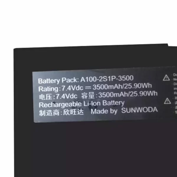 Original tablet battery for Hasee A100-2S1P-3500 - Image 3