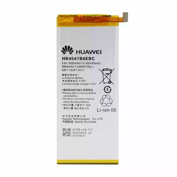 Original cell phone battery HB4547B6EBC for Huawei Honor 6 Plus