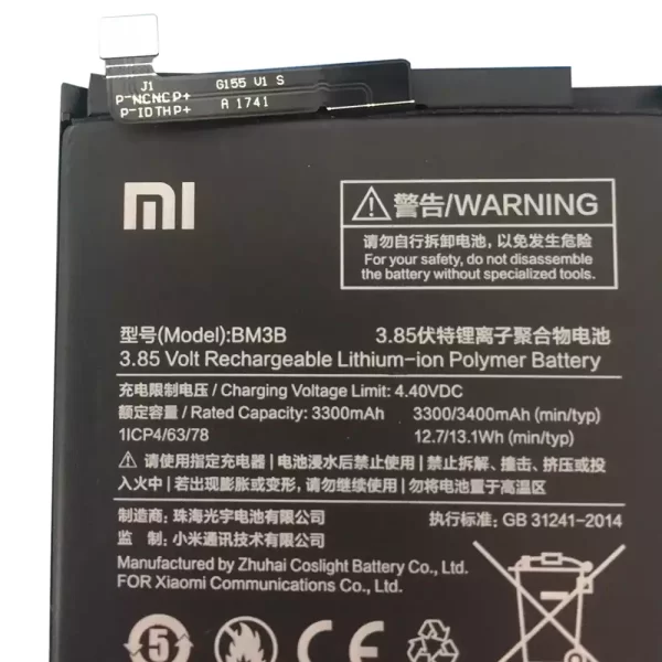 Original cell phone battery BM3B for Xiaomi Mi Mix 2,Mi Mix 2S - Image 3