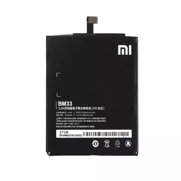 Original cell phone battery BM33 for Xiaomi Mi 4i