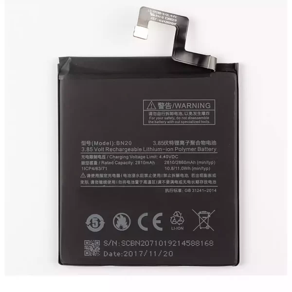 Original cell phone battery BN20 for Xiaomi Mi 5C