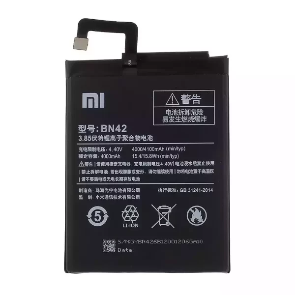 Original cell phone battery BN42 for Xiaomi Redmi 4