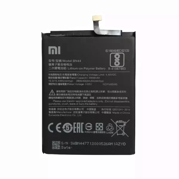 Original cell phone battery BN44 for Xiaomi Redmi 5 Plus