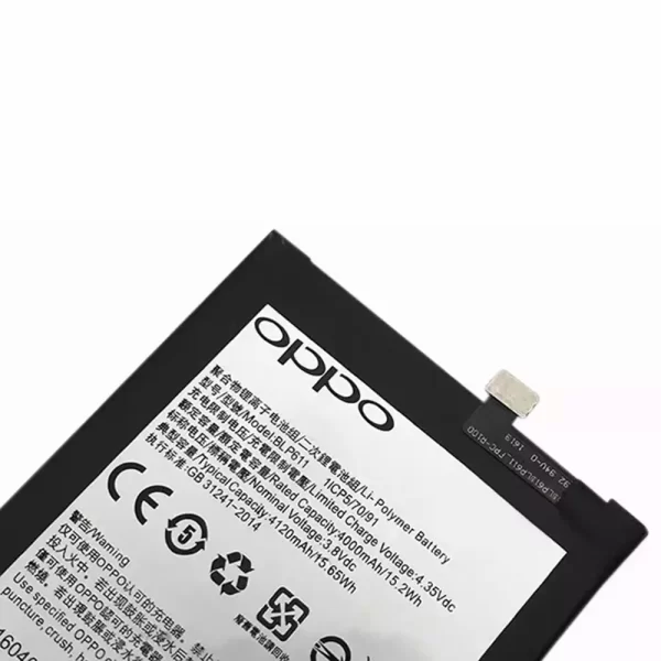 Original cell phone battery BLP611 for OPPO R9 Plus - Image 2