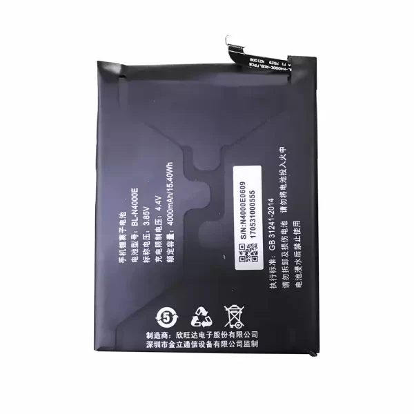 Original cell phone battery BL-N4000E for GIONEE M7