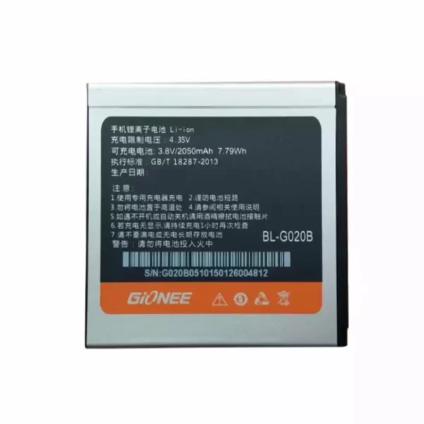 Original cell phone battery BL-G020B for GIONEE W900