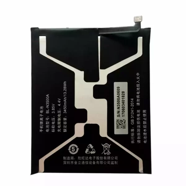 Original cell phone battery BL-N3500A for GIONEE S10