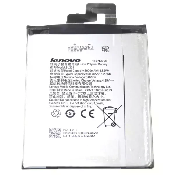 Original cell phone battery BL223 for LENOVO VIBE Z2 Pro