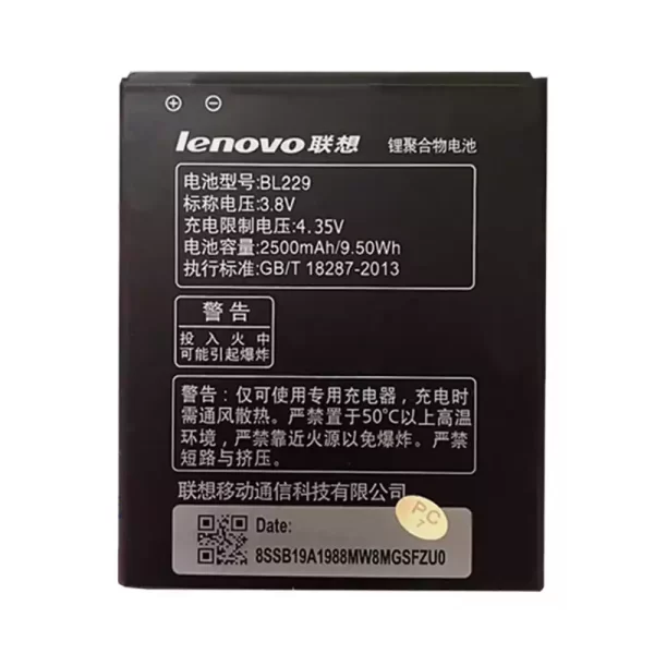 Original cell phone battery BL229 for LENOVO A808T,A806