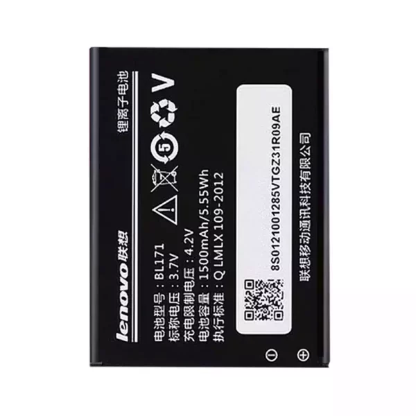 Original cell phone battery BL171 for LENOVO A356,A368,A370e,A376,A60,A65,A390T