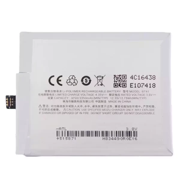 Original cell phone battery BT41 for MEIZU MX4 Pro