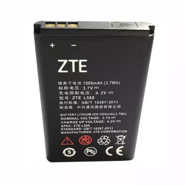 Original cell phone battery L588 for ZTE S202