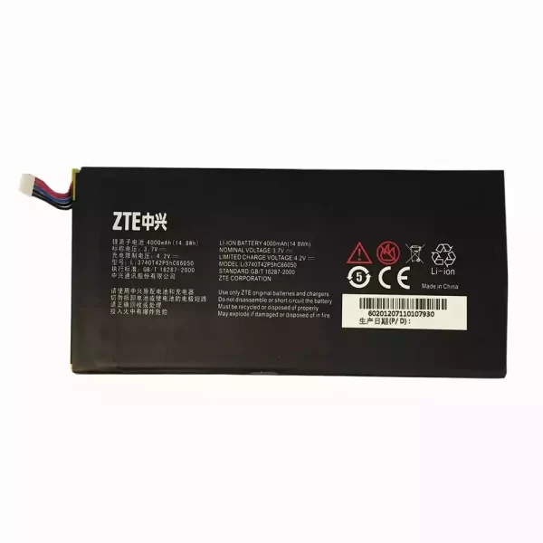 Original cell phone battery Li3740T42P5hC66050 for ZTE T98