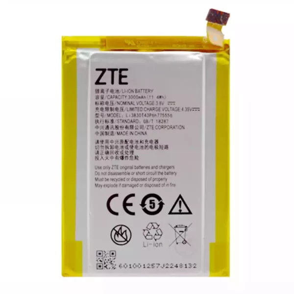 Original cell phone battery Li3830T43P6h775556 for ZTE Axon A2015