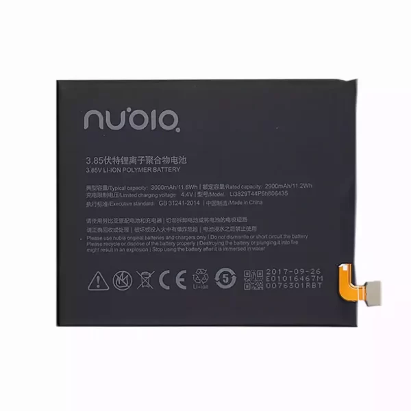 Original cell phone battery Li3829T44P6h806435 for Nubia Z11 NX531J,M2 Lite NX573J