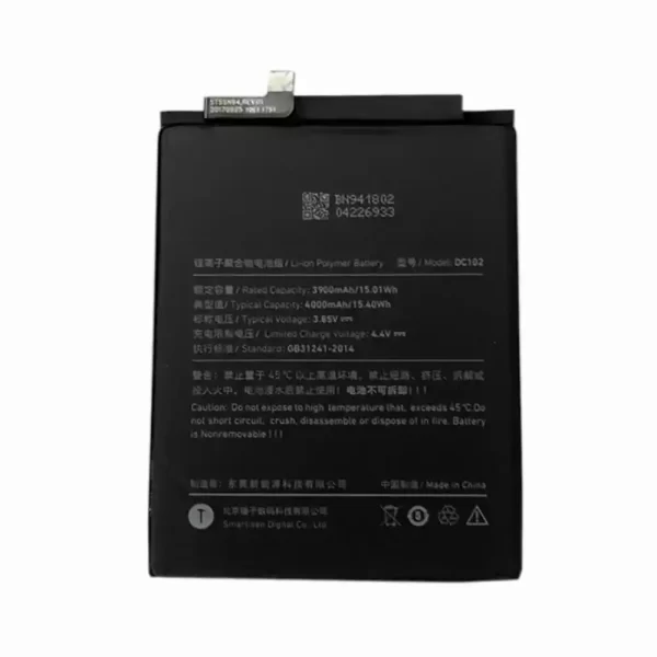 Original cell phone battery DC102 for Smartisan 3