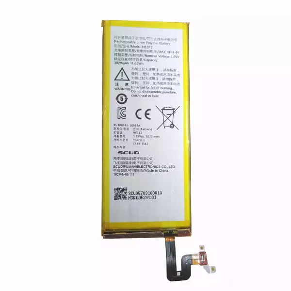 Original cell phone battery HE312 for Sharp Z3,LG L900s