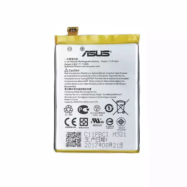 Original cell phone battery C11P1424 for ASUS ZenFone 2