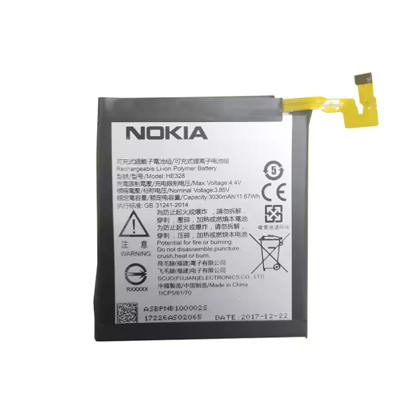 Original cell phone battery HE328 for Nokia 8