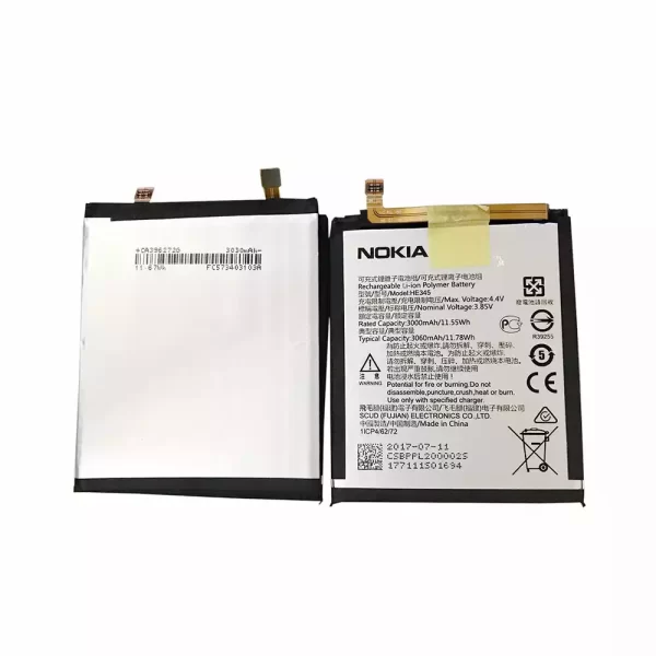 Original cell phone battery HE345 for Nokia 6 II 2018