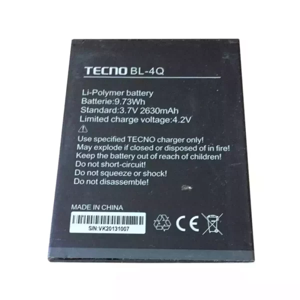 Original cell phone battery for TECNO BL-4Q