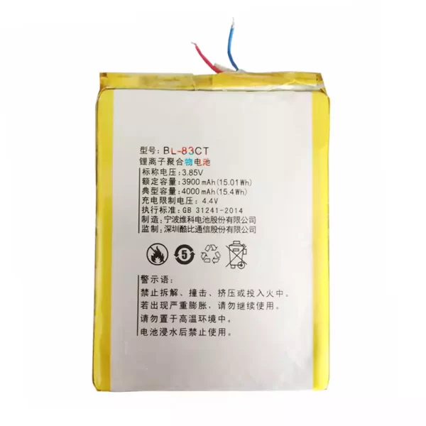 Original cell phone battery BL-83CT for koobee S11