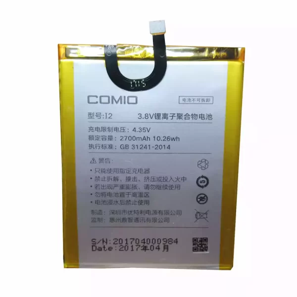 Original cell phone battery for COMIO I2