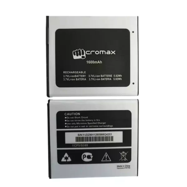 Original cell phone battery for Micromax Q4201