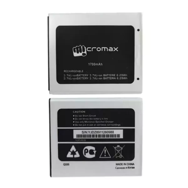 Original cell phone battery for Micromax Q335