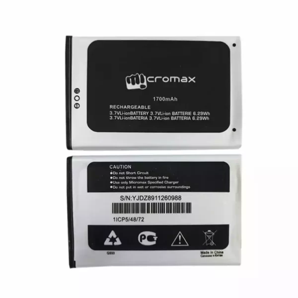 Original cell phone battery for Micromax Q333