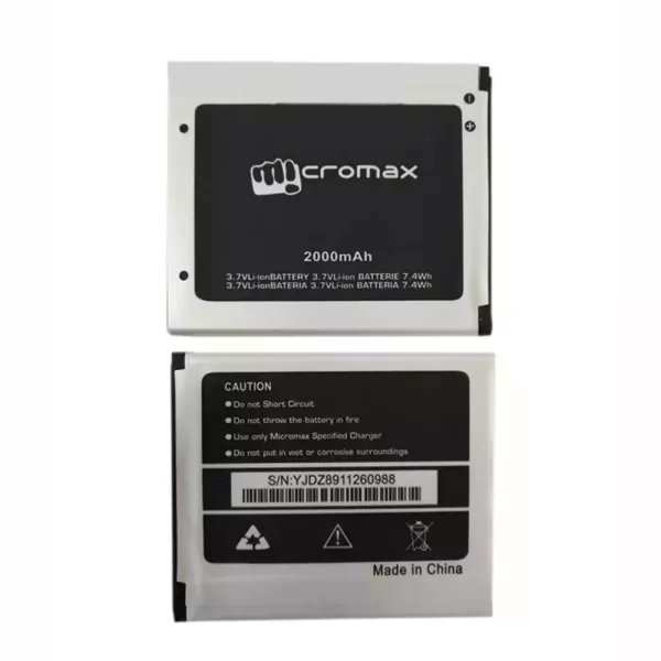 Original cell phone battery for Micromax S9111