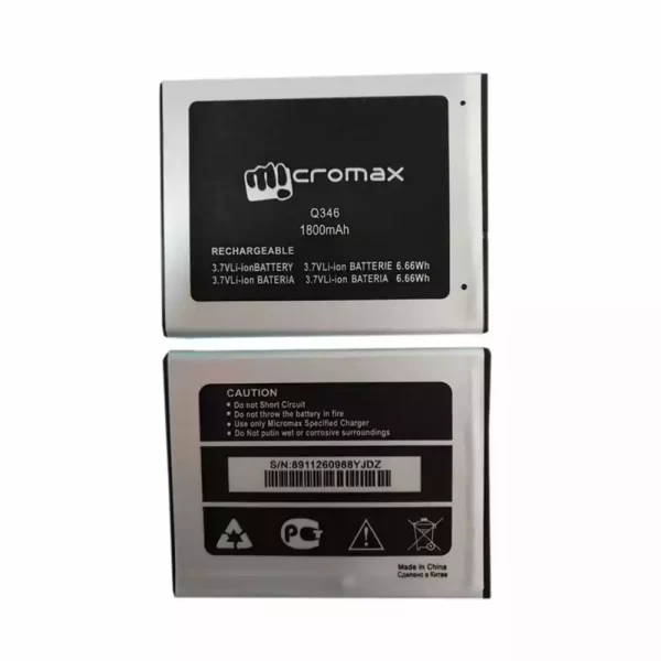 Original cell phone battery for Micromax Q346