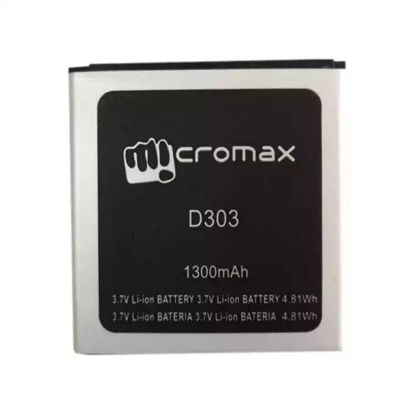 Original cell phone battery for Micromax D303