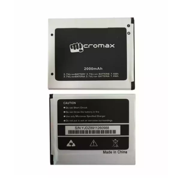 Original cell phone battery for Micromax A210