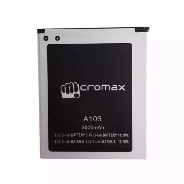 Original cell phone battery for Micromax A106