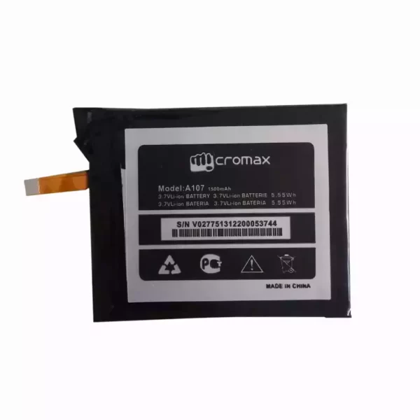 Original cell phone battery for Micromax A107