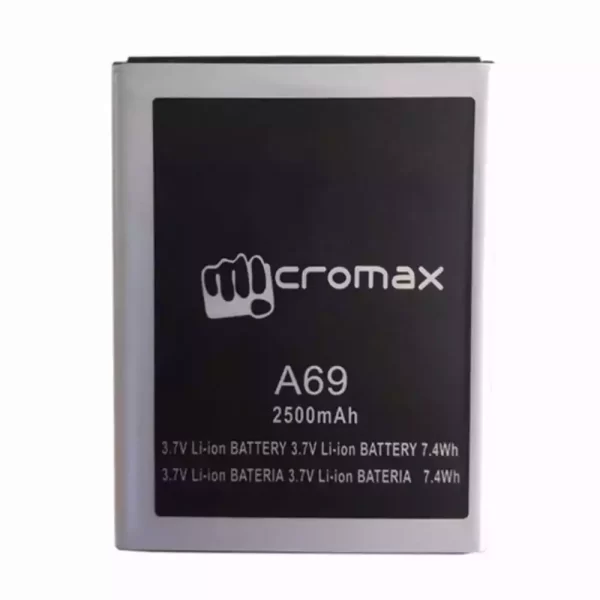 Original cell phone battery for Micromax A69