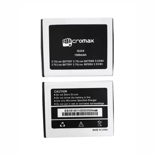 Original cell phone battery for Micromax Q324