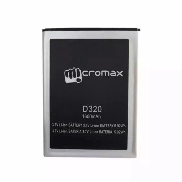 Original cell phone battery for Micromax D320