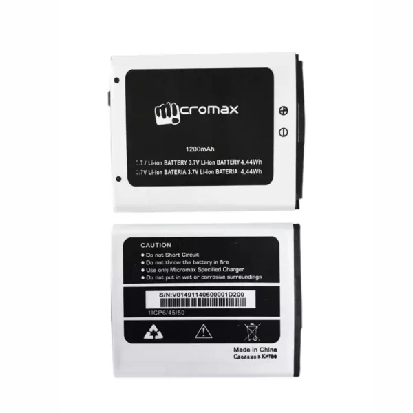 Original cell phone battery for Micromax D200